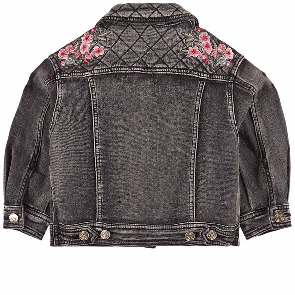 MONNALISA Floral Denim Jacket – Pekino Childrenswear