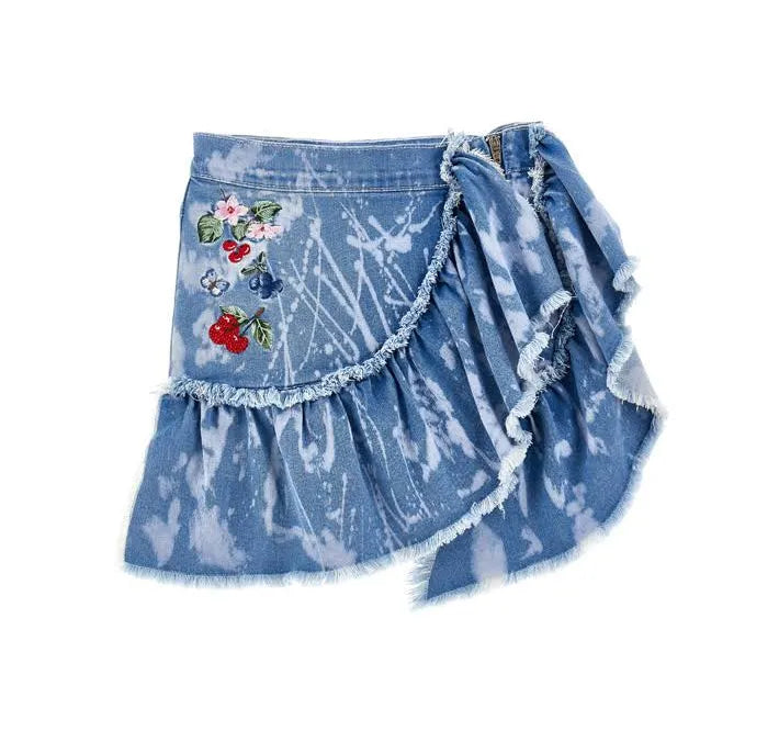 MONNALISA Alice Denim Skirt