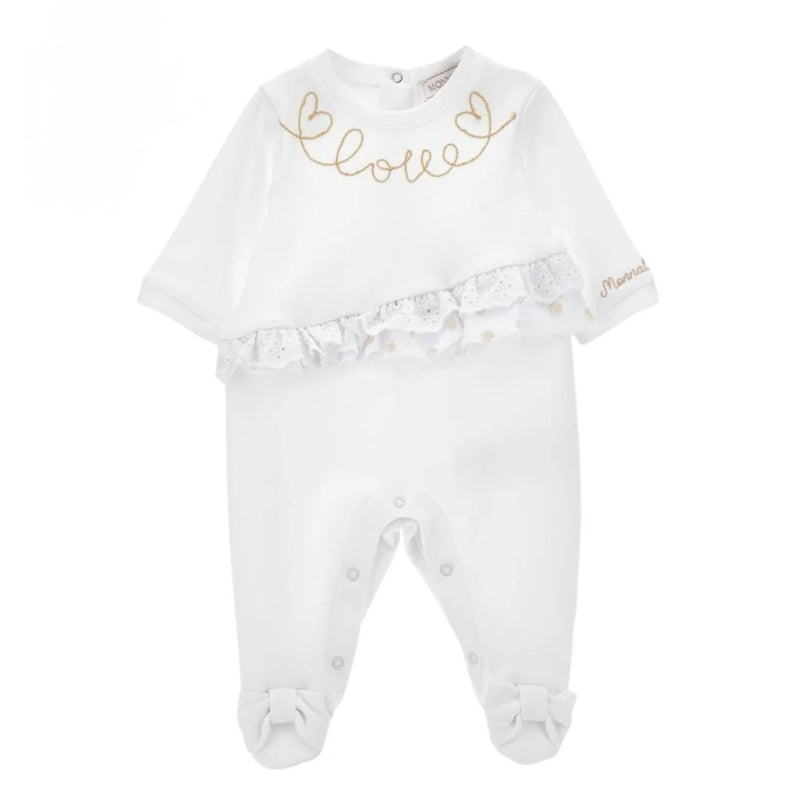 MONNALISA Gold Baby Grow