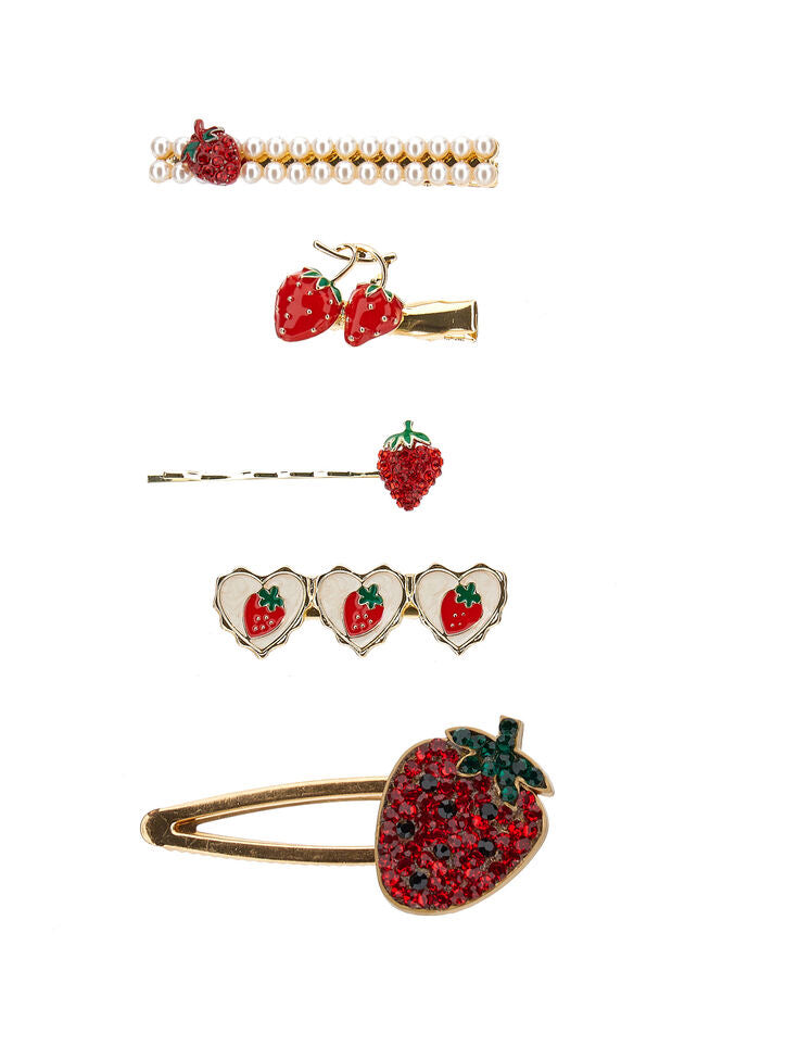 MONNALISA Strawberry Hair Clips