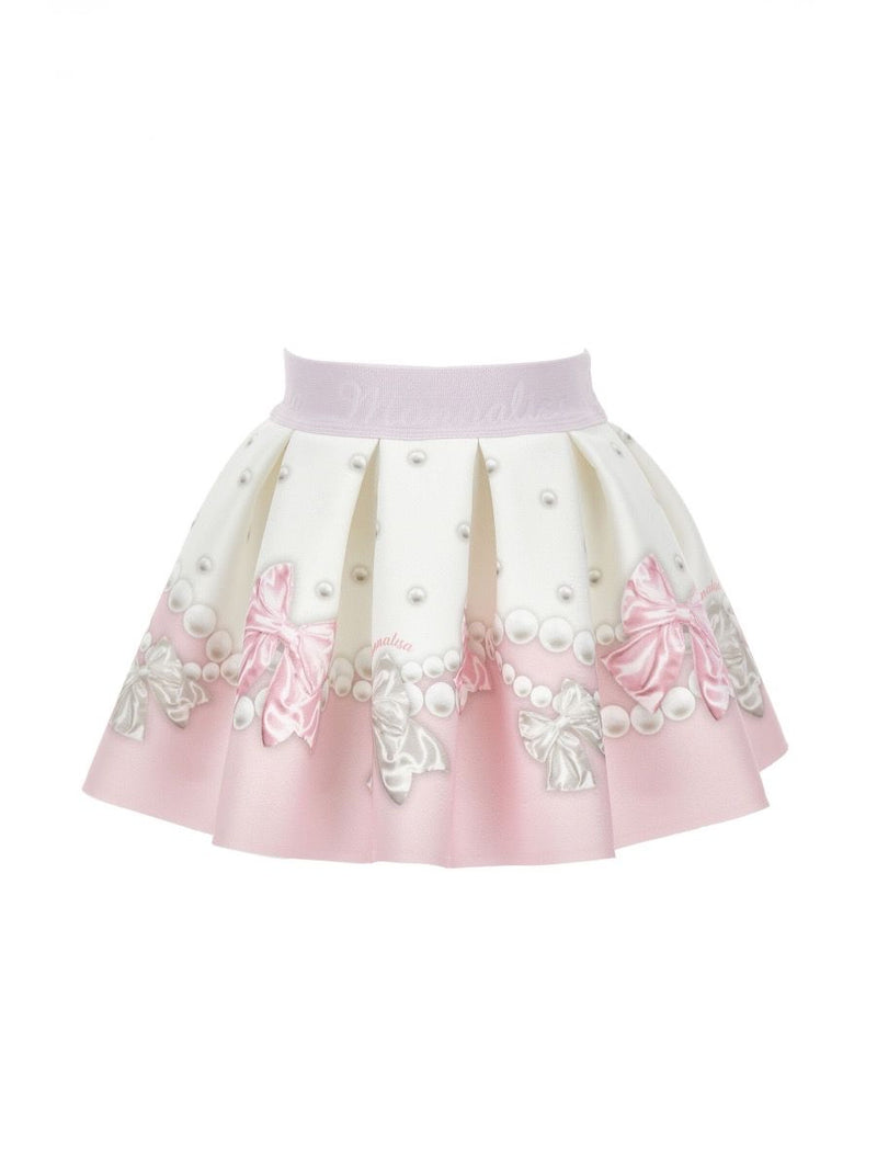 MONNALISA Bow Skirt