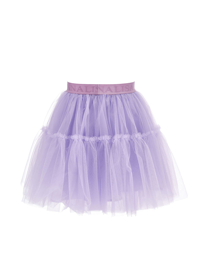 Monnalisa Lilac Tulle Skirt