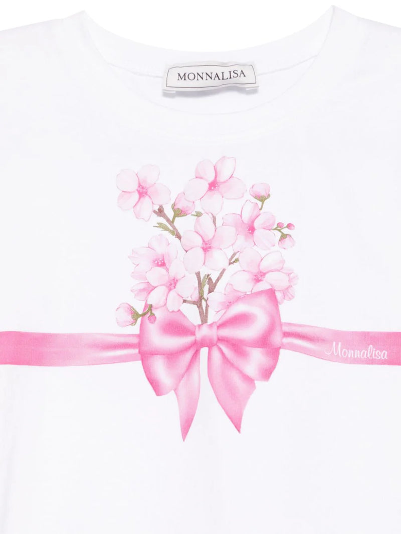 MONNALISA Floral Tshirt