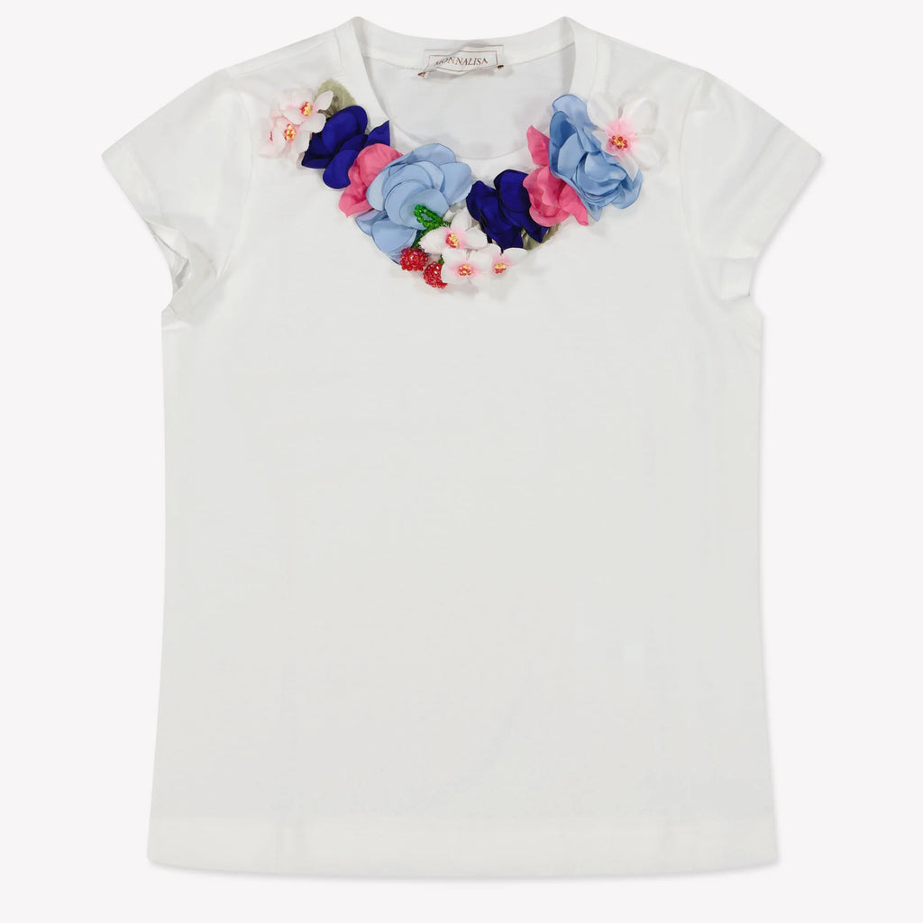 MONNALISA Floral Tshirt