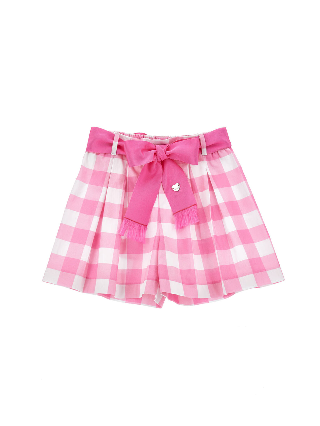 MONNALISA Barbie Pink Gingham Shorts