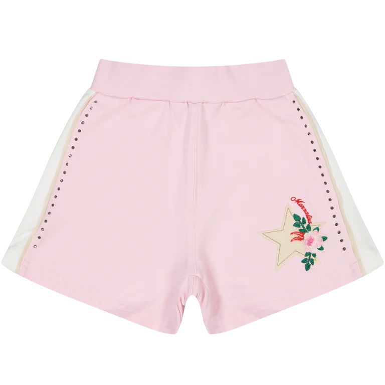MONNALISA Pink Cotton Shorts