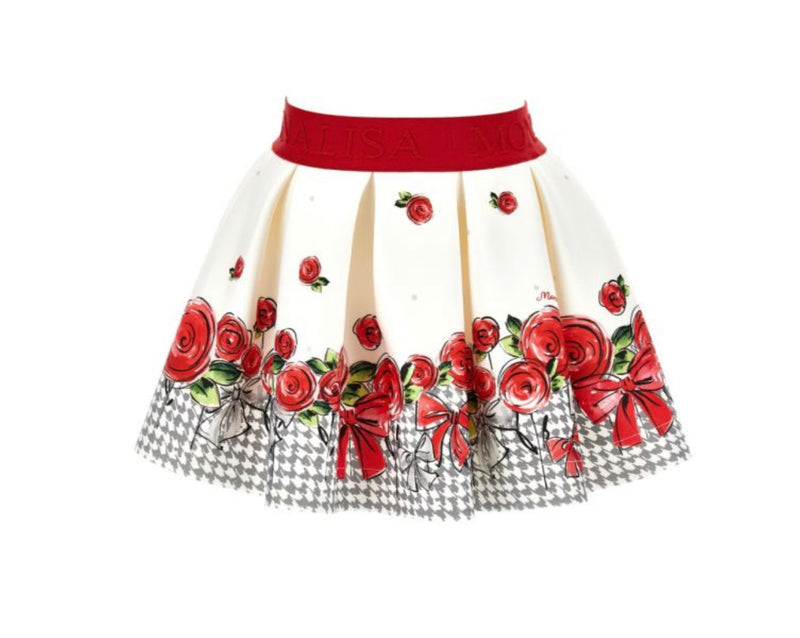 MONNALISA Roses Skirt