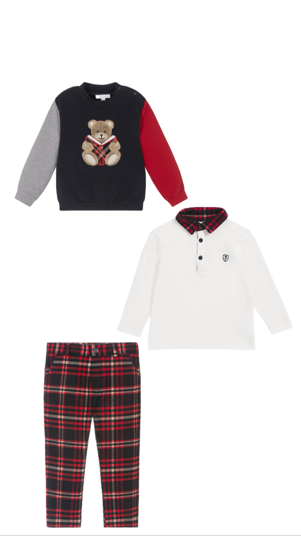 Patachou 3 Piece Tartan Set