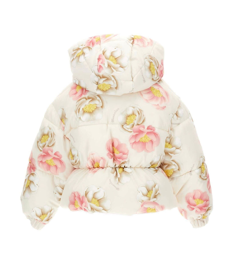 MONNALISA Floral Puffer Jacket