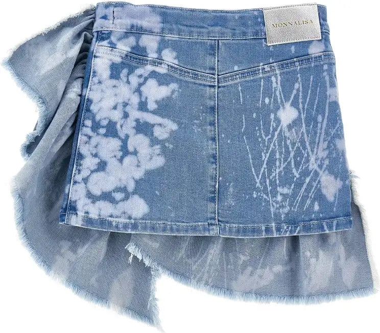 MONNALISA Alice Denim Skirt