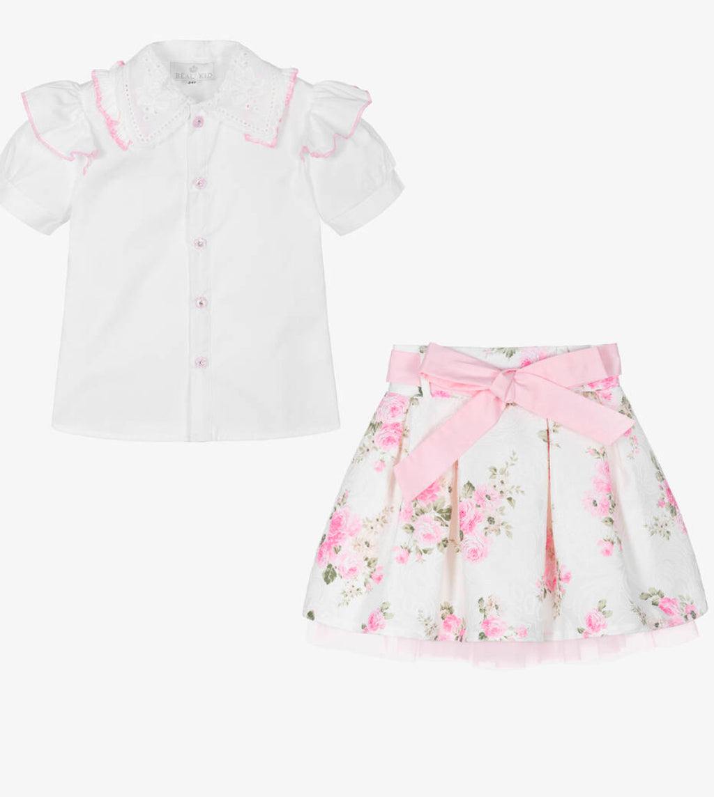 Beau Kid Blouse and Shorts Set