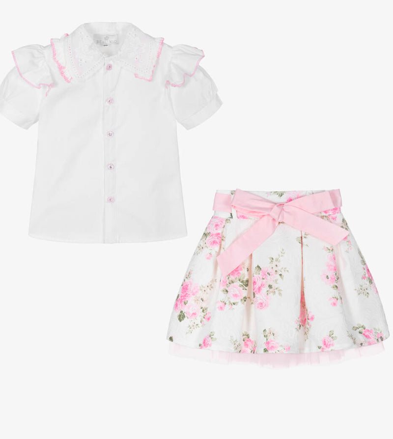 Beau Kid Blouse and Shorts Set