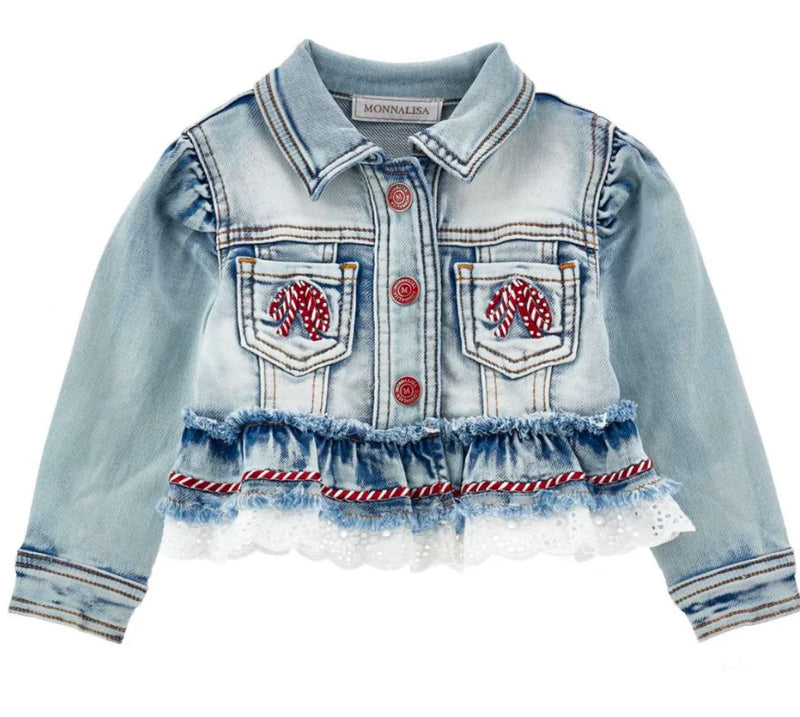 MONNALISA Baby Denim Set