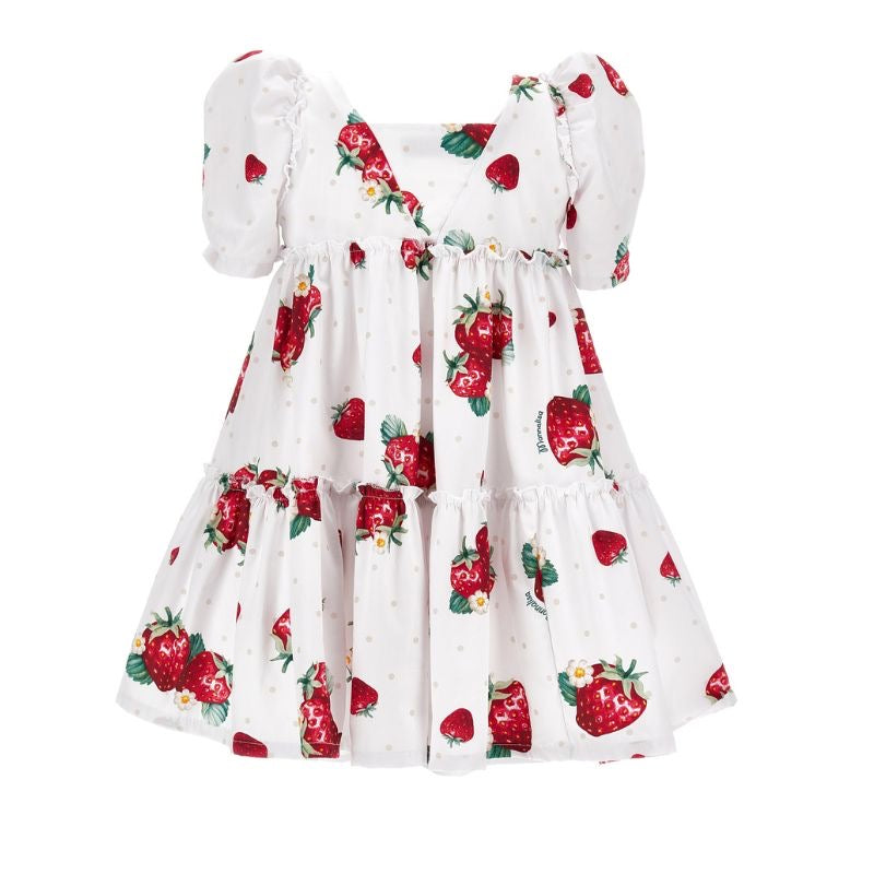 MONNALISA Strawberry Dress