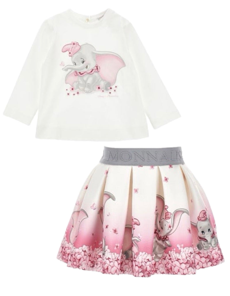 MONNALISA Dumbo Skirt and Top