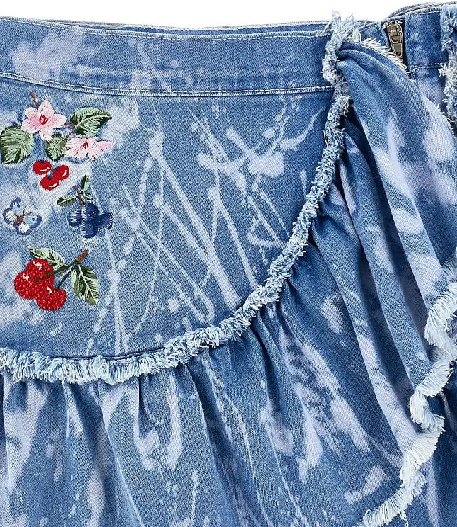 MONNALISA Alice Denim Skirt