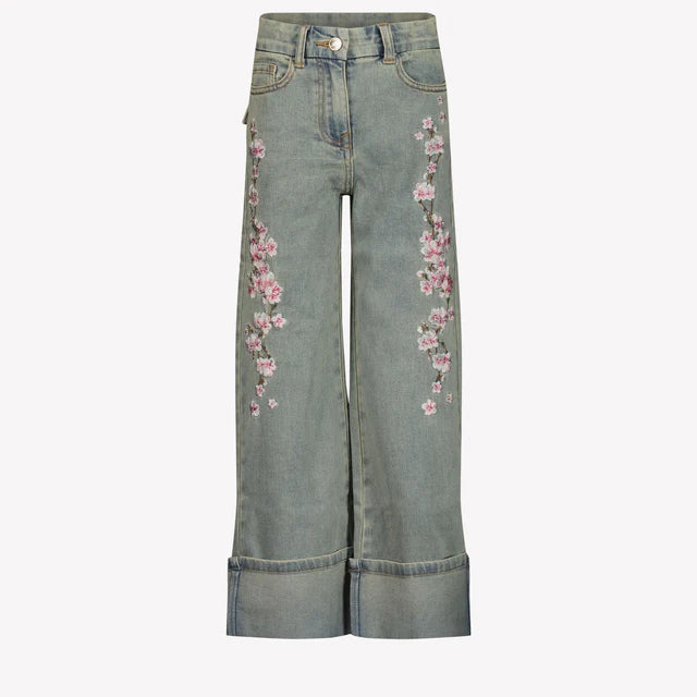 MONNALISA Floral Jeans