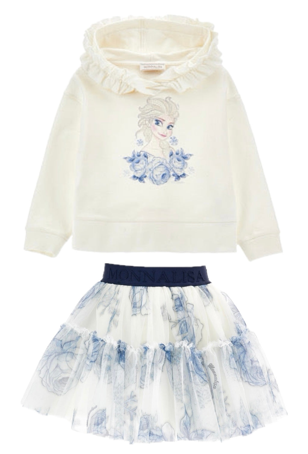 MONNALISA Frozen Tulle Skirt Set