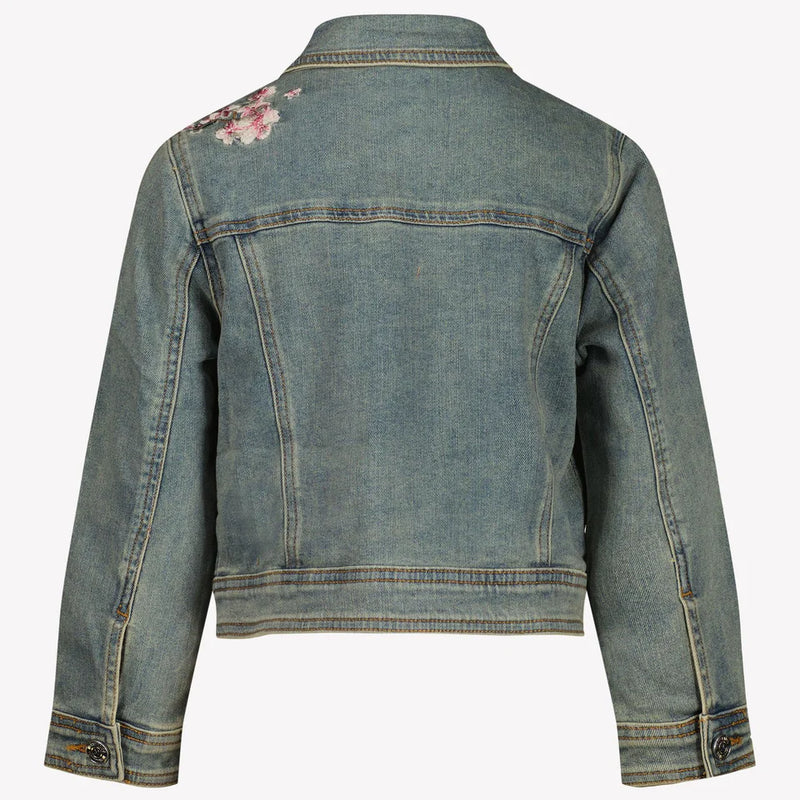 MONNALISA Floral Denim Jacket