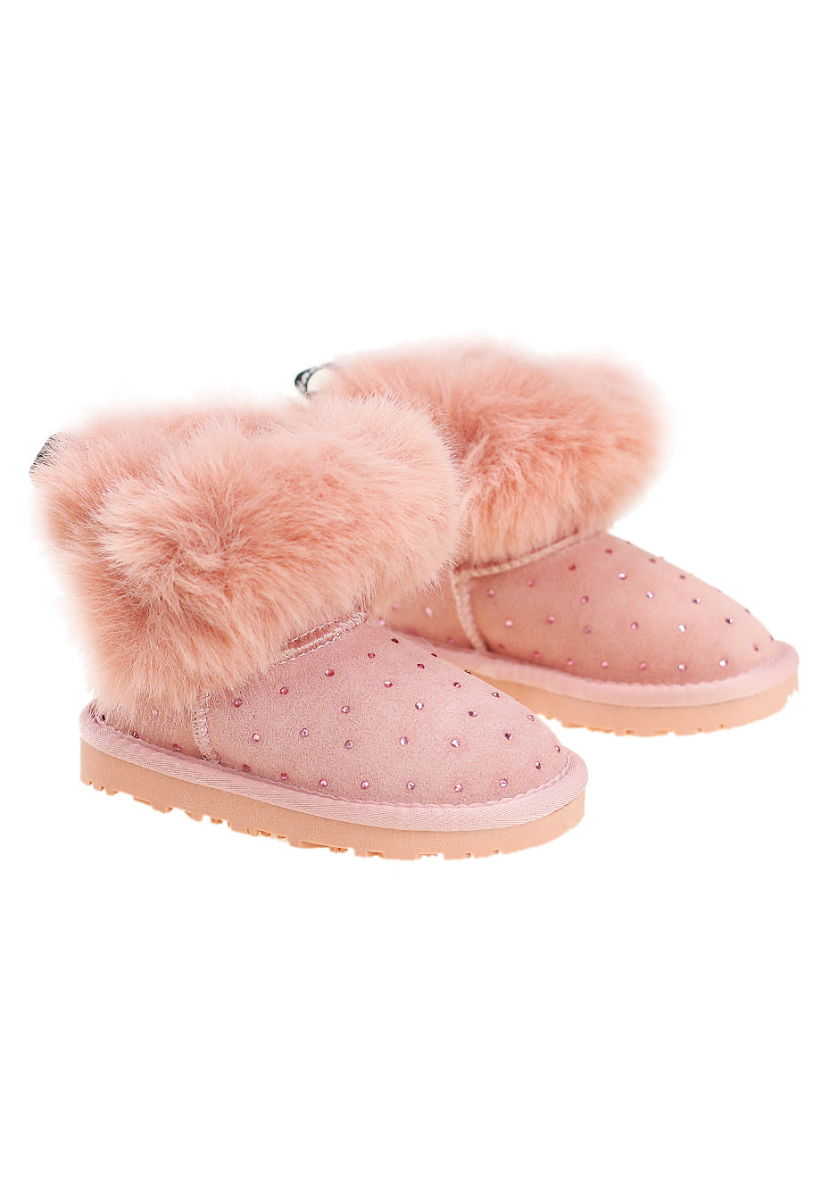 MONNALISA Pink Diamante Boots