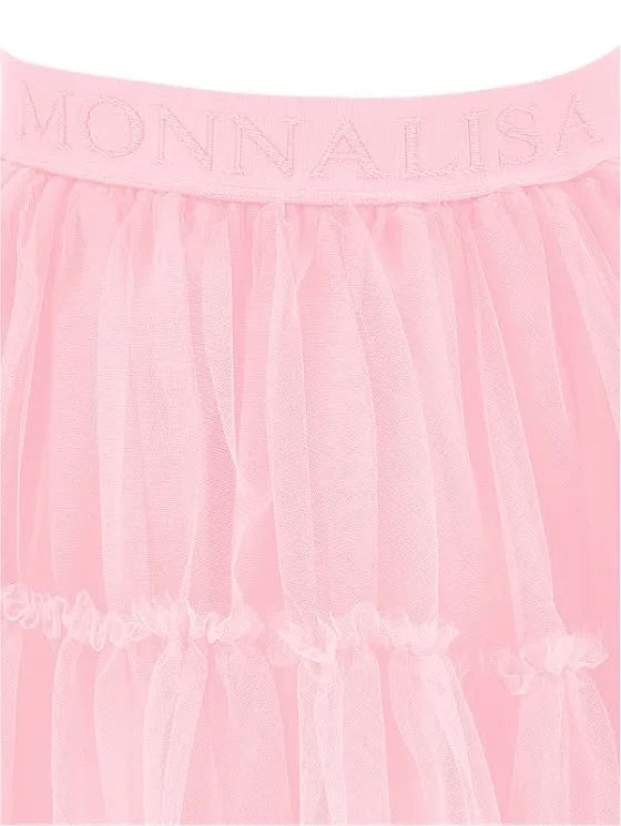 MONNALISA Tulle Pink Skirt