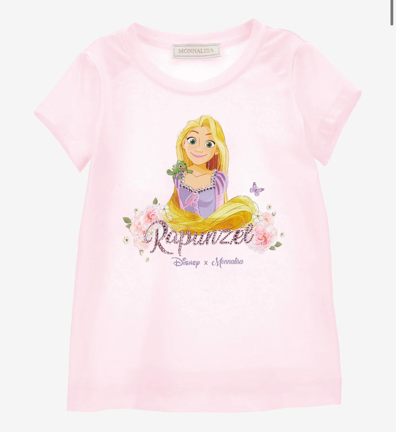 MONNALISA Rapunzel Pink Tshirt