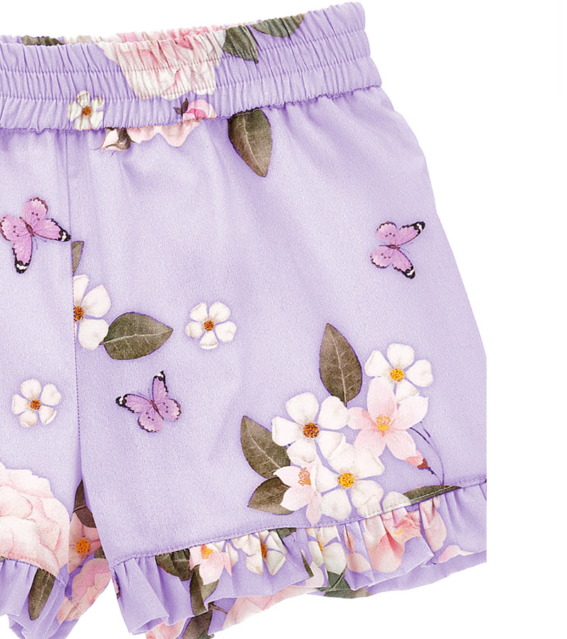 MONNALISA Lilac Shorts