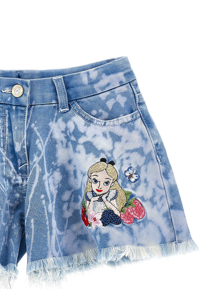 MONNALISA Alice Denim Shorts