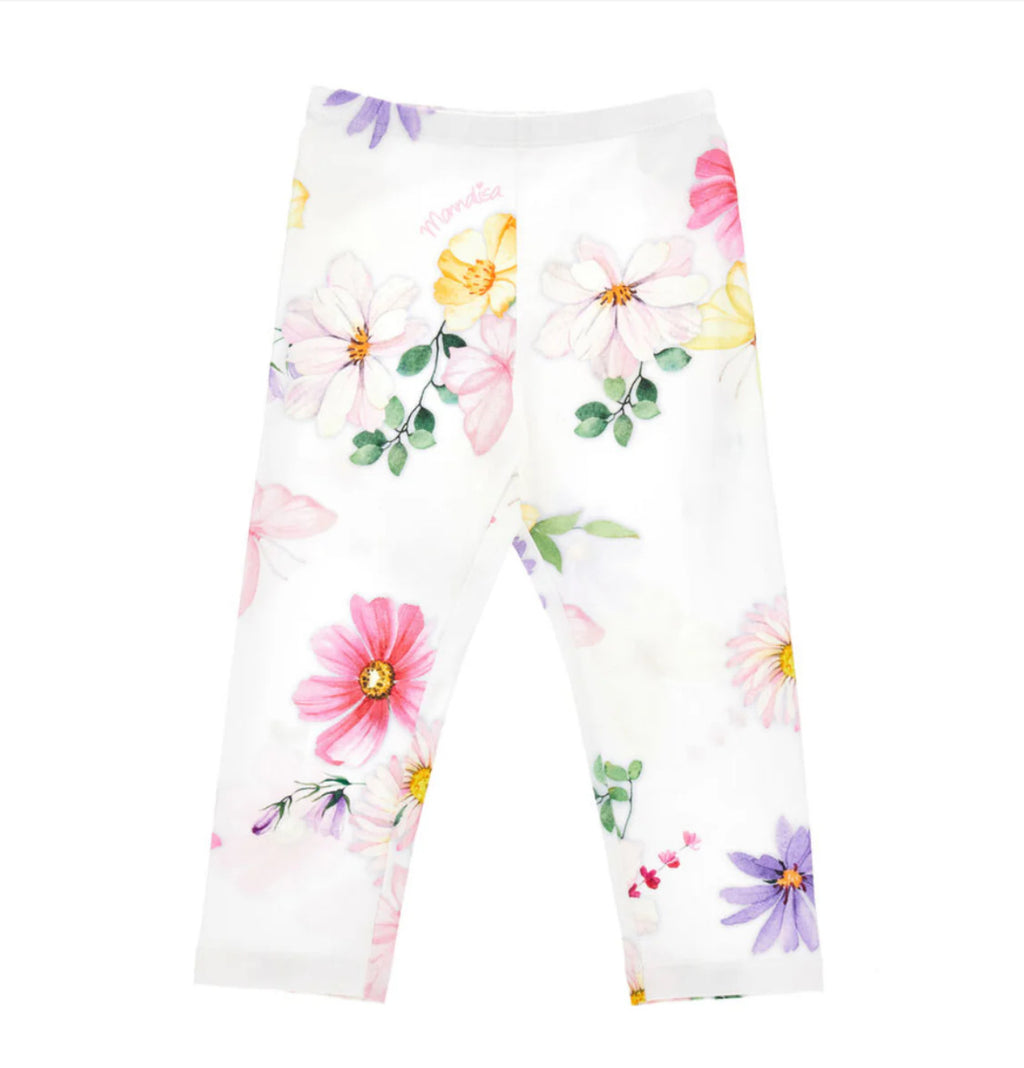 Monnalisa Floral Leggings