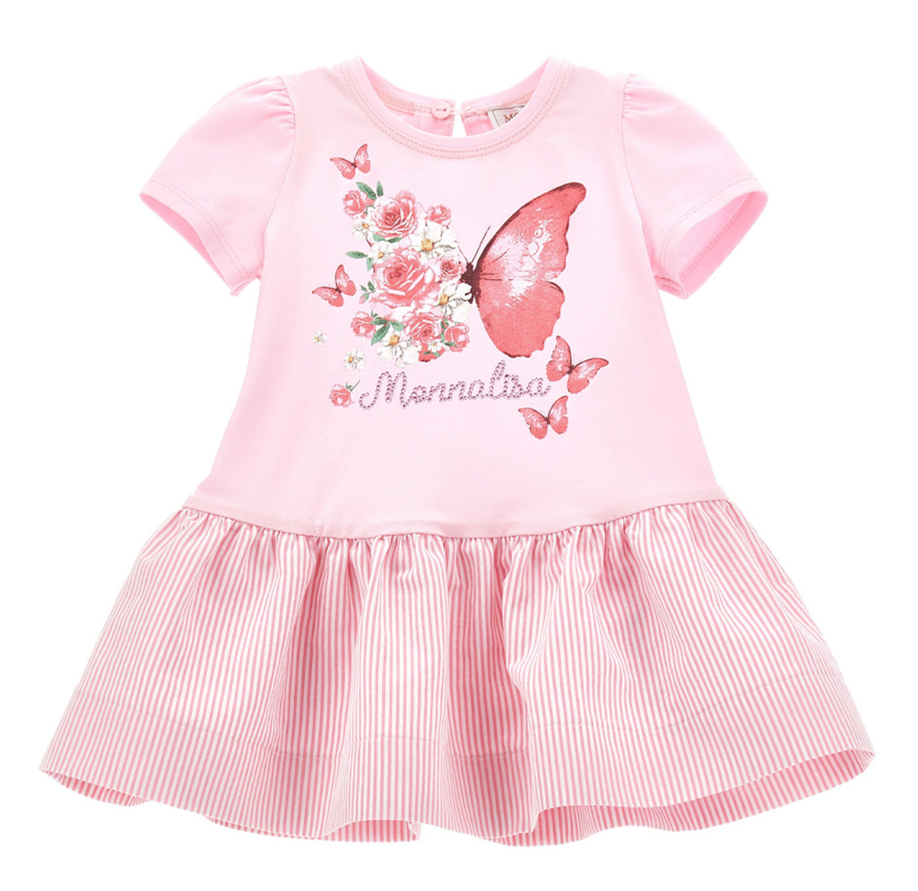 MONNALISA Baby Butterfly Dress