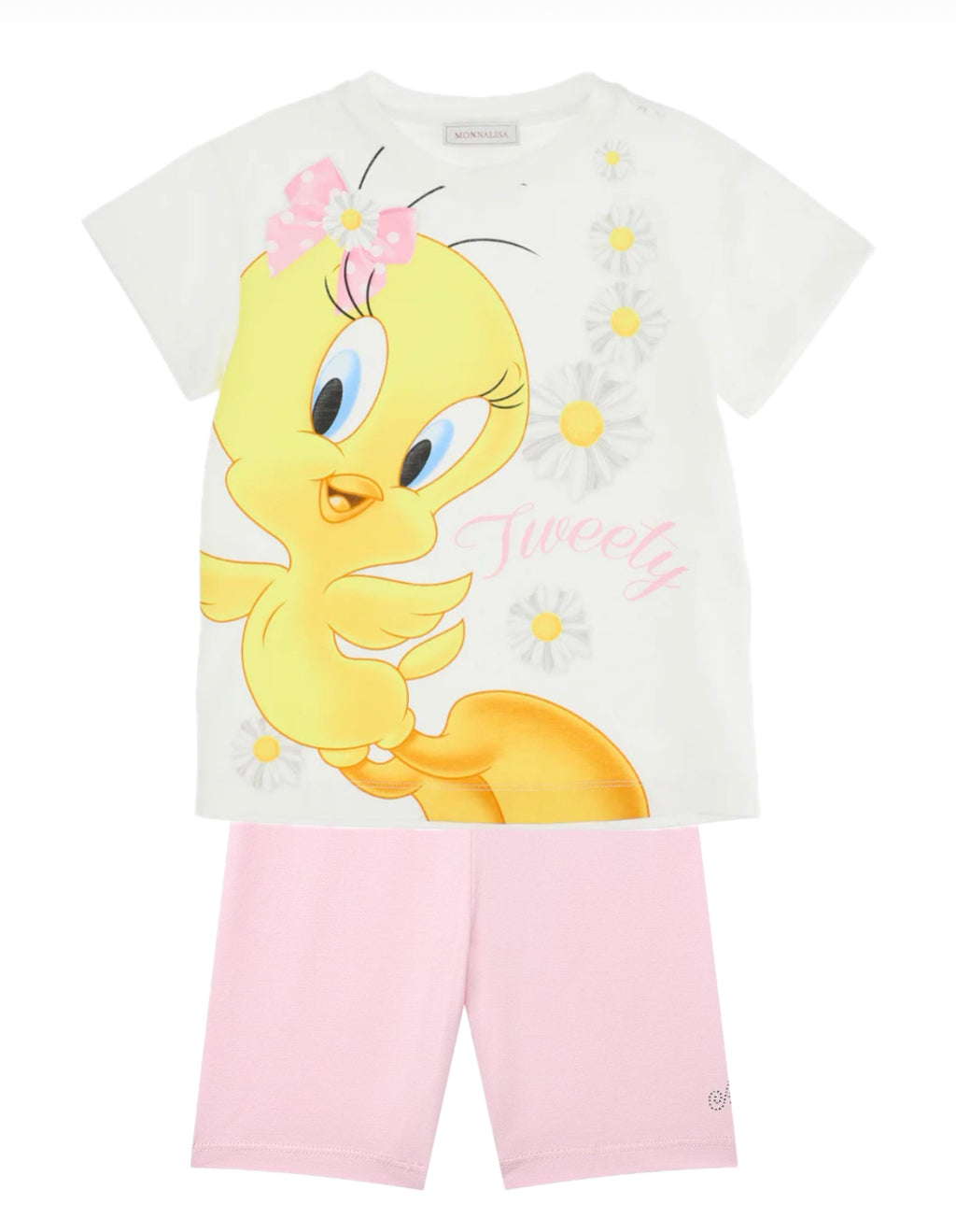 Monnalisa Tweety Pie Tunic Top and Short
