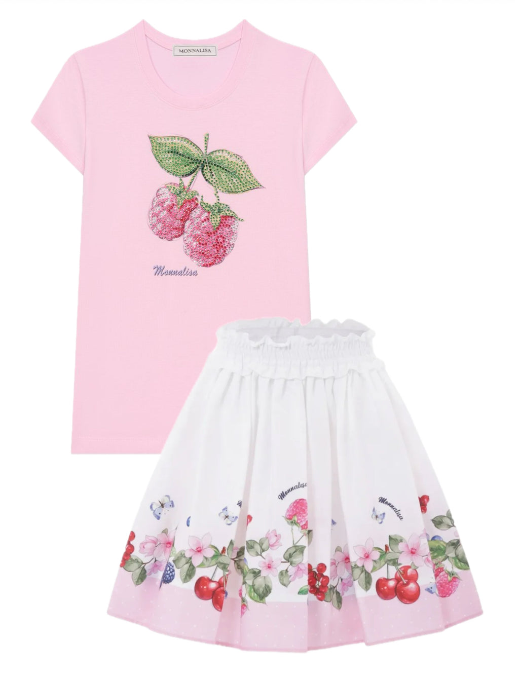 MONNALISA Floral Skirt Set
