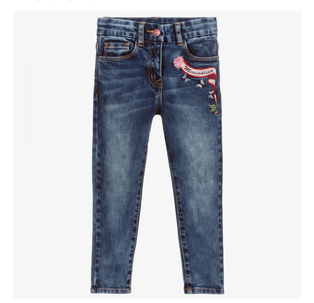 Monnalisa Denim Teddy Jeans