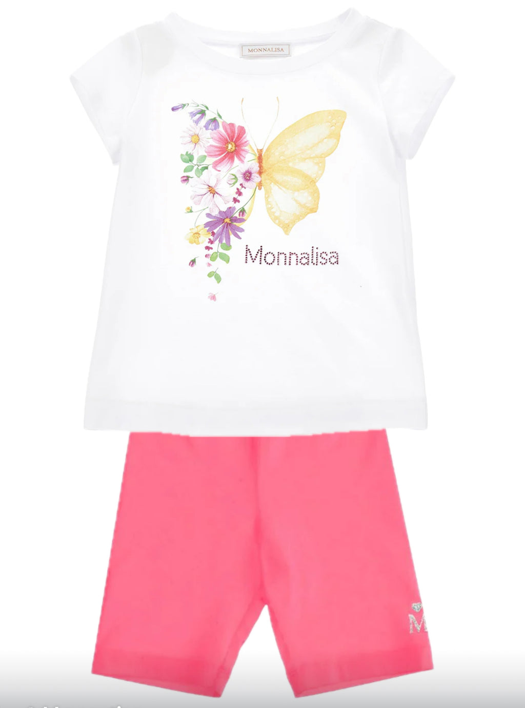 Monnalisa Floral Top and Leggings Set