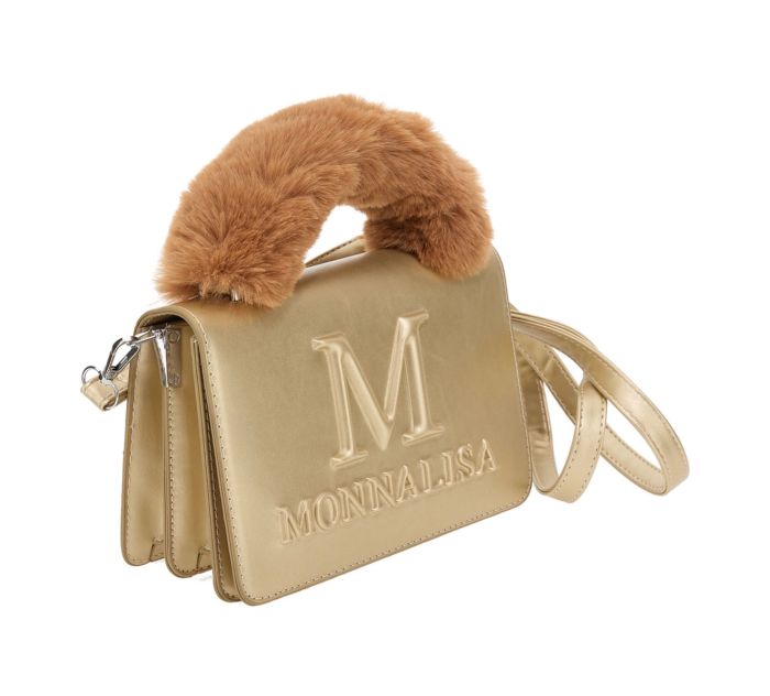 MONNALISA Gold Handbag