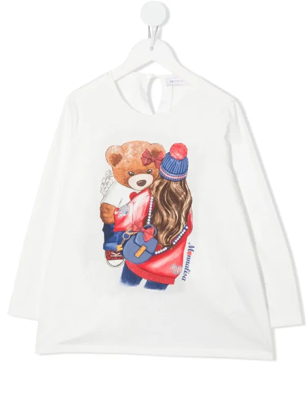 MONNALISA Teddy Tunic Top