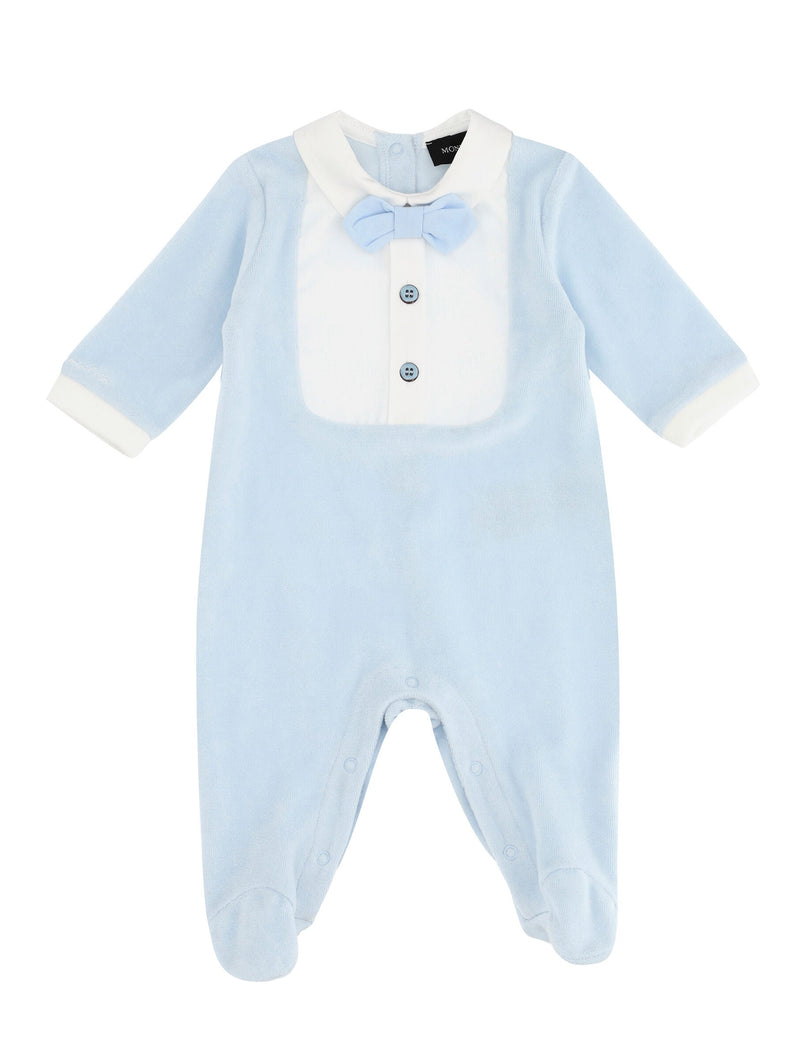 MONNALISA Velour Baby Grow
