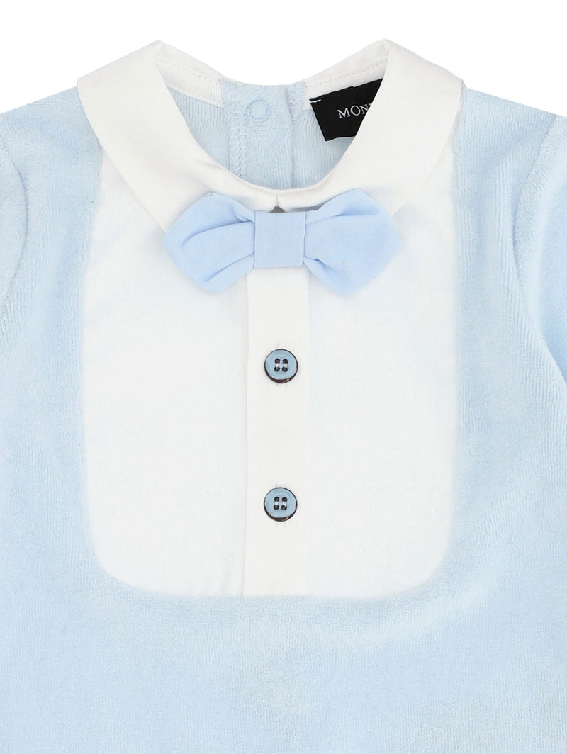 MONNALISA Velour Baby Grow