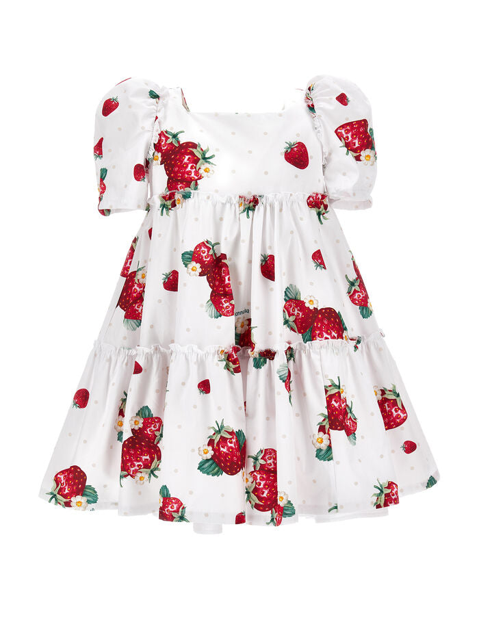 MONNALISA Strawberry Dress