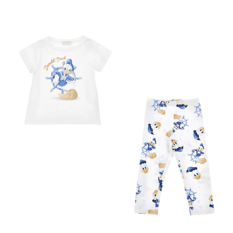 MONNALISA Donald Duck Tunic and Leggings Set