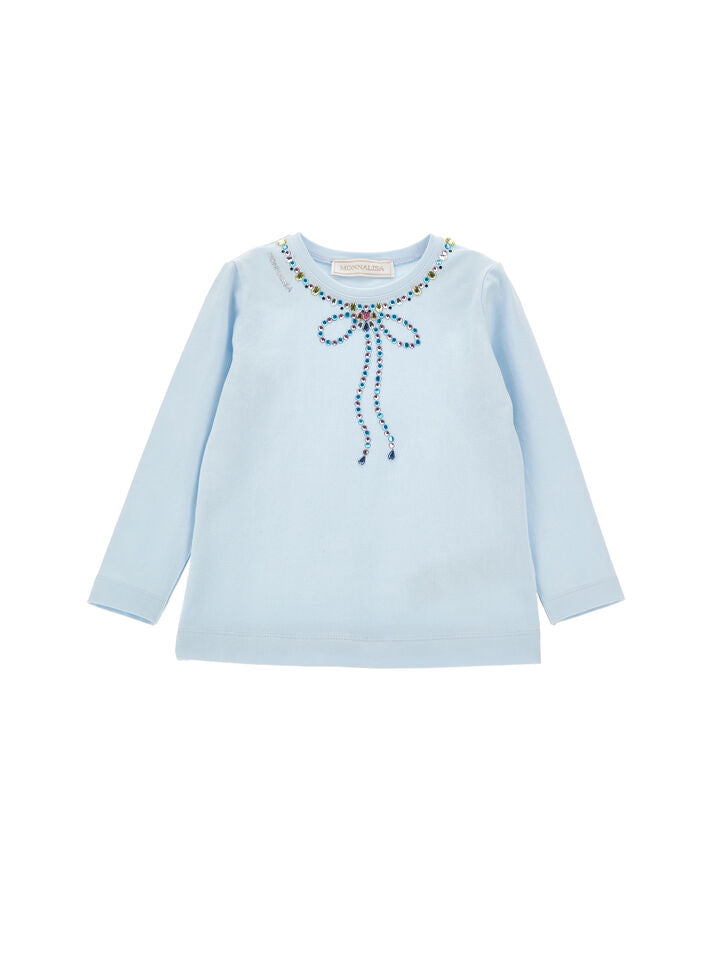 MONNALISA Jewels Blue Top