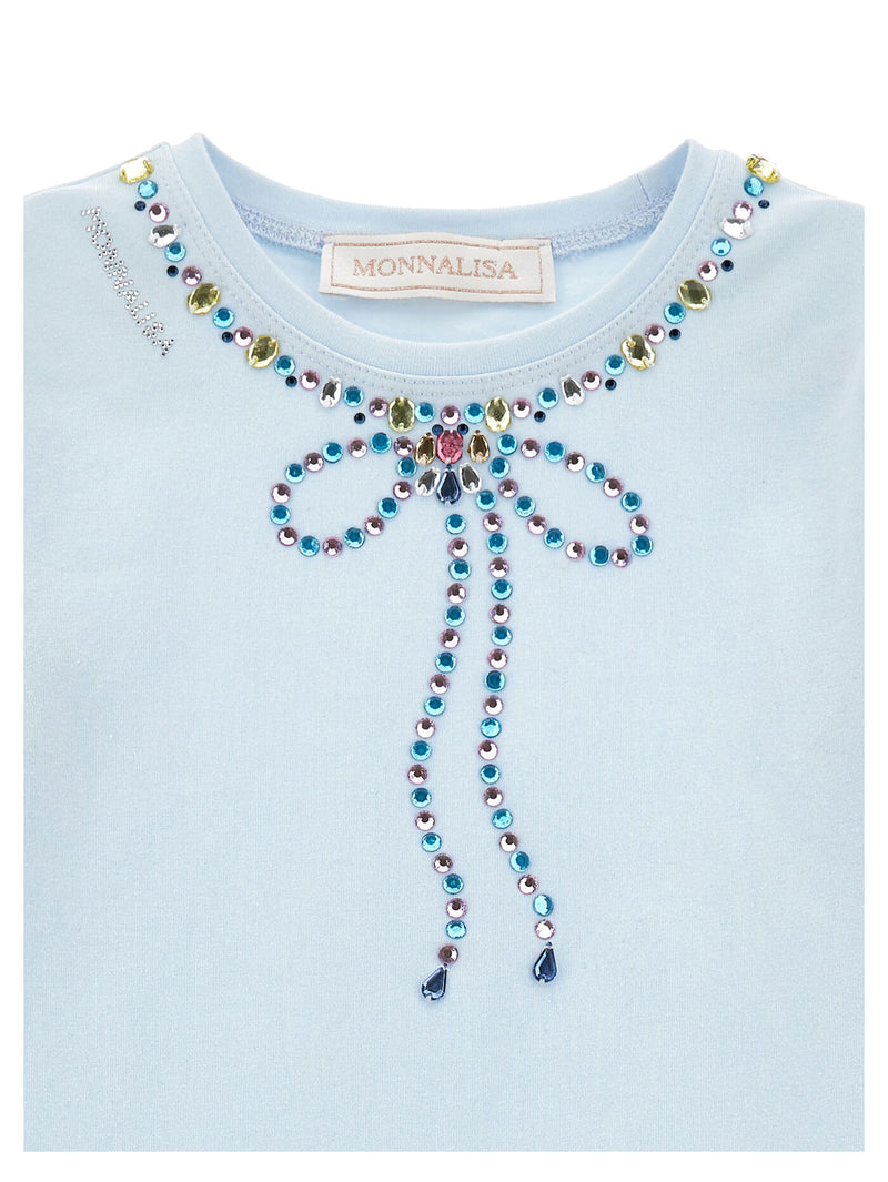 MONNALISA Jewels Blue Top