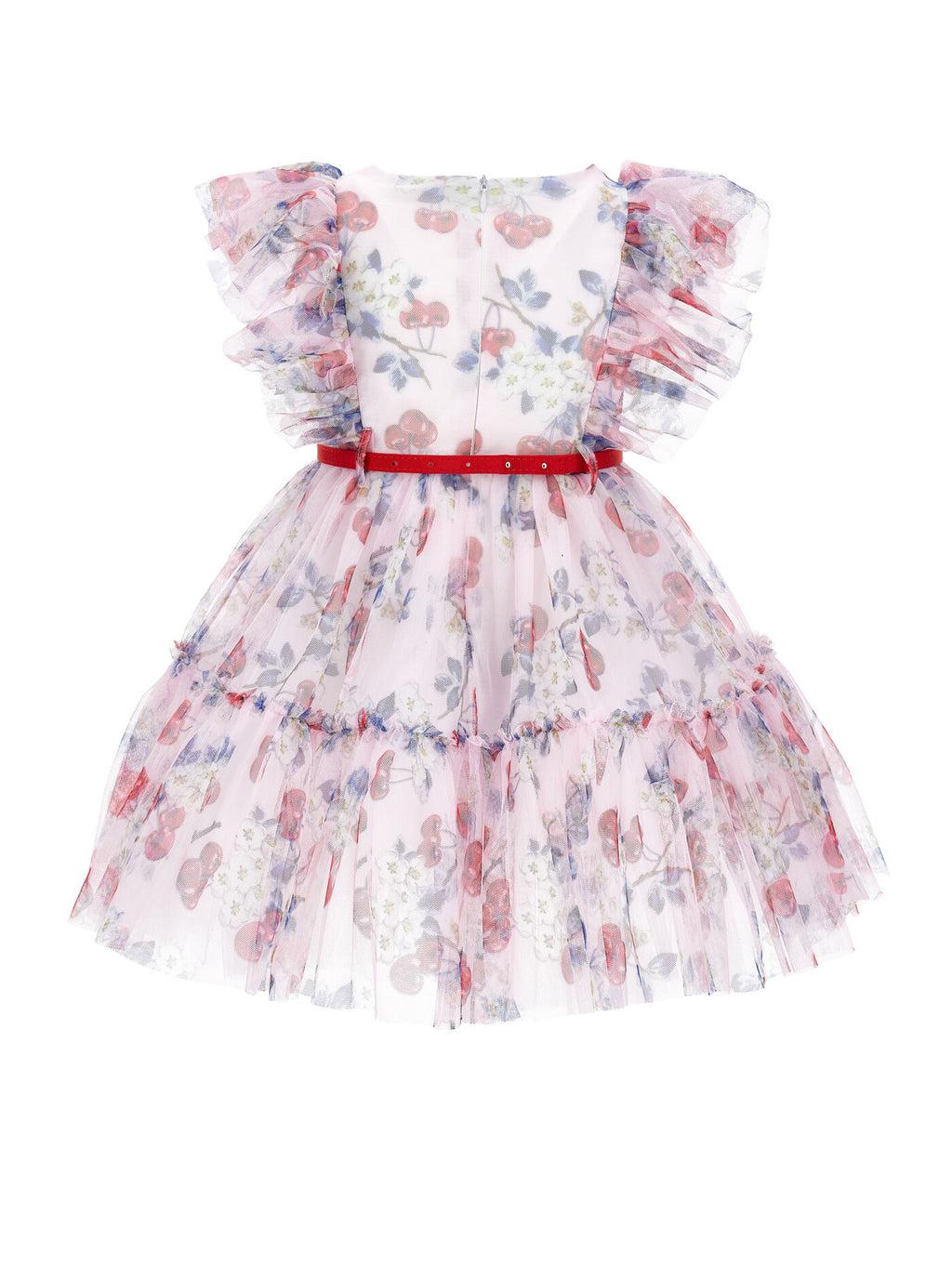 Monnalisa Tulle Cherry Dress