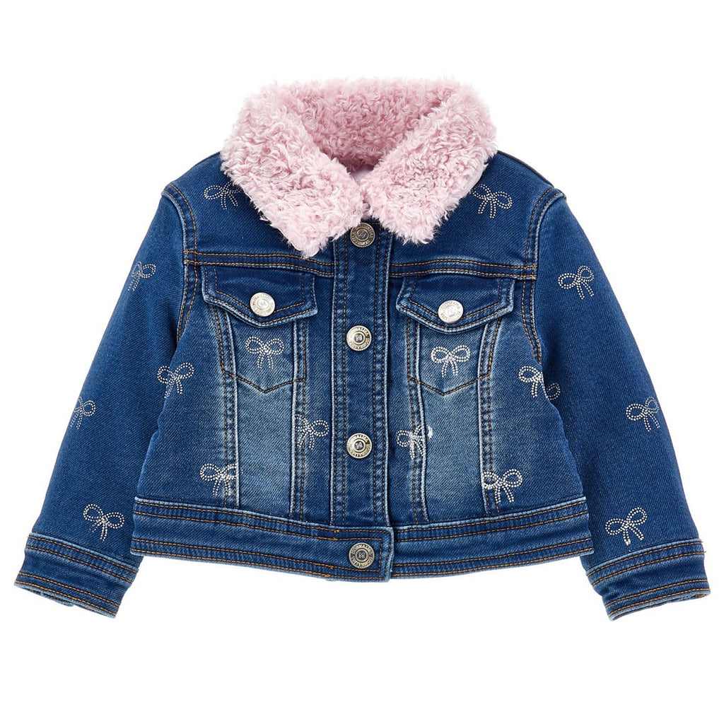 MONNALISA Baby Denim Set