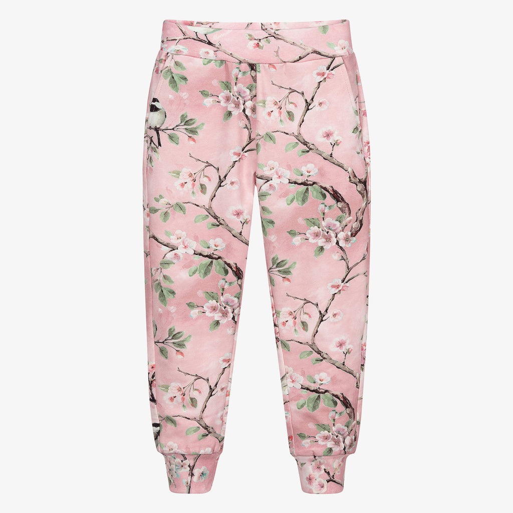 Monnalisa Pink Blossom Joggers