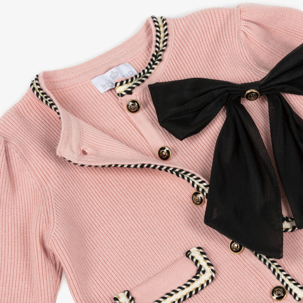 Beau Kid Pink Skirt Set