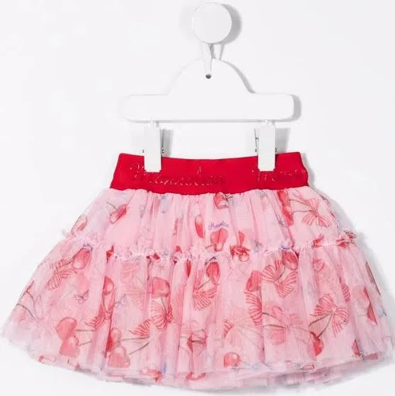 Monnalisa Bebe Cherry Skirt