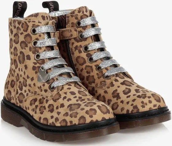 MONNALISA Cheetah Print Boots