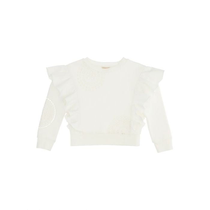 MONNALISA Frill Sweatshirt