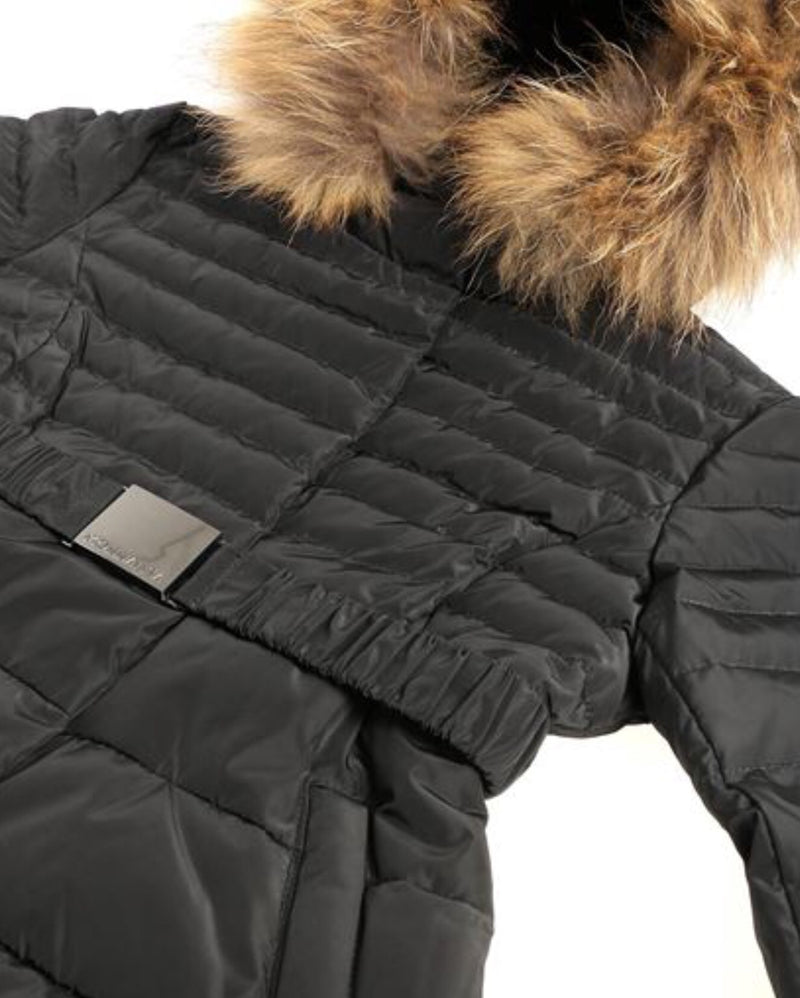 Monnalisa Black winter puffer Coat
